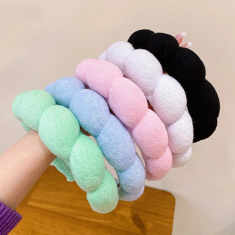 fluffy sponge headband, view 9 - MRSLM