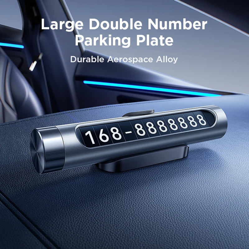 aluminium alloy double number parking plate, view 9 - MRSLM