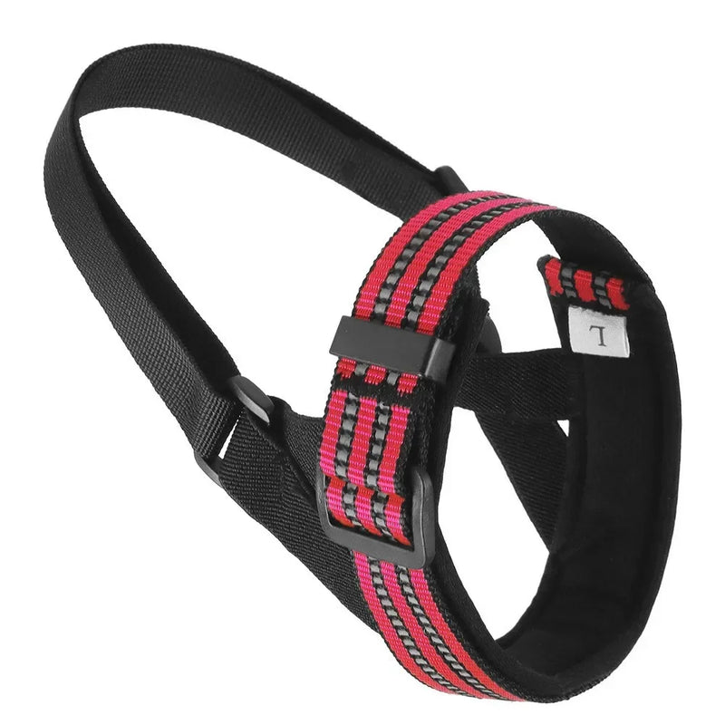 reflective dog muzzle, view 2 - MRSLM