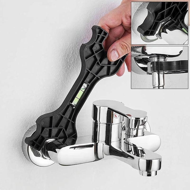 multifunctional dual-head wrench with level, view 2 - MRSLM
