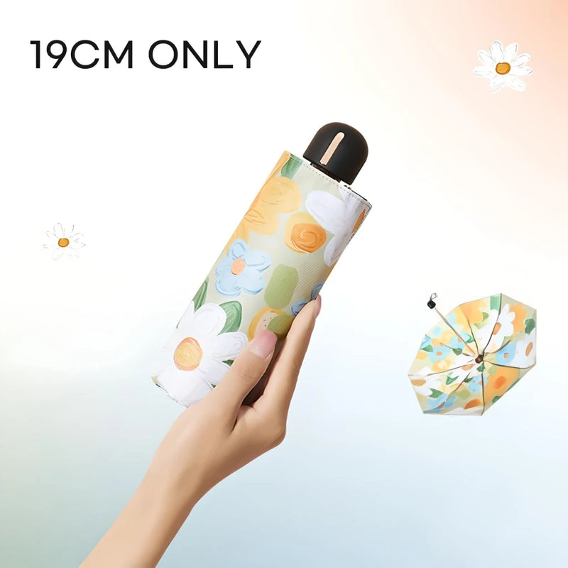 flower pocket mini folding umbrella, view 6 - MRSLM
