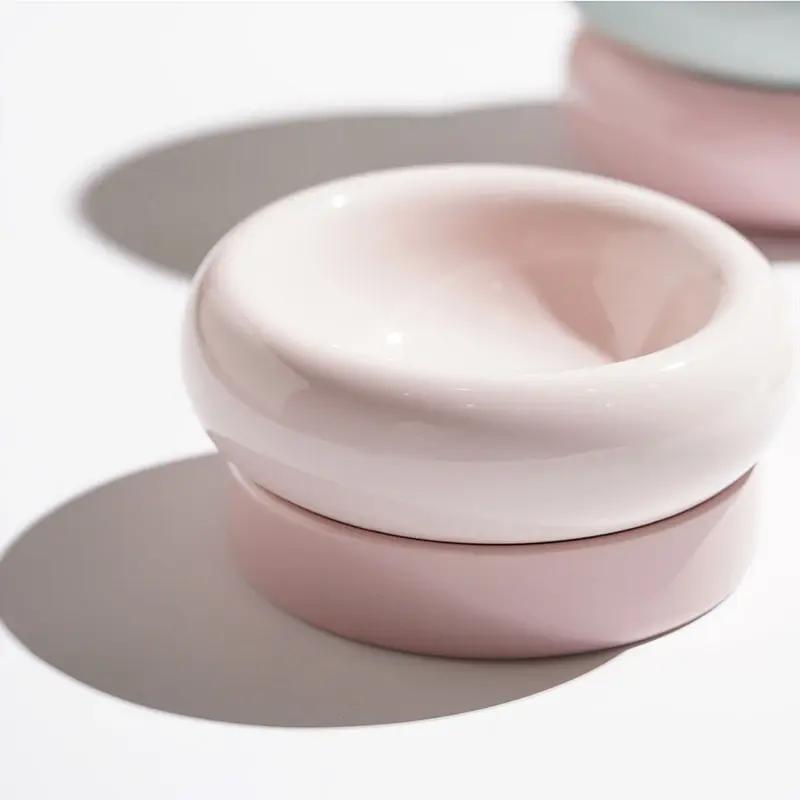 2-in-1 elevated ceramic feeding bowls - MRSLM