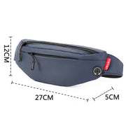 water repellent nylon chest bag, view 7 - MRSLM
