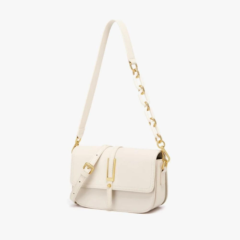 white leather crossbody bag - MRSLM