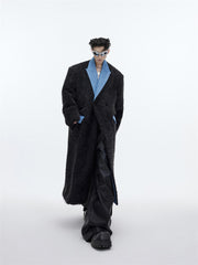 men's mid-length velvet coat, view 4 - MRSLM