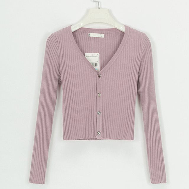 slim fit cardigan sweater for women, view 12 - MRSLM