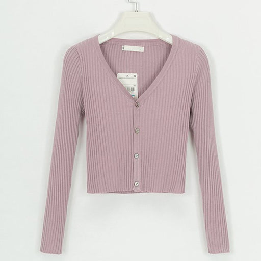slim fit cardigan sweater for women, view 12 - MRSLM