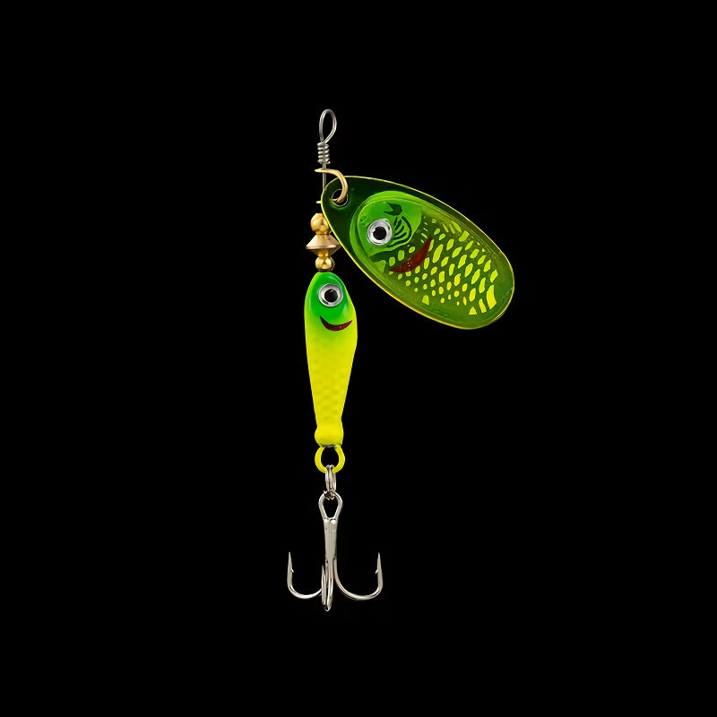 rotating metal spinner fishing lure, view 7 - MRSLM