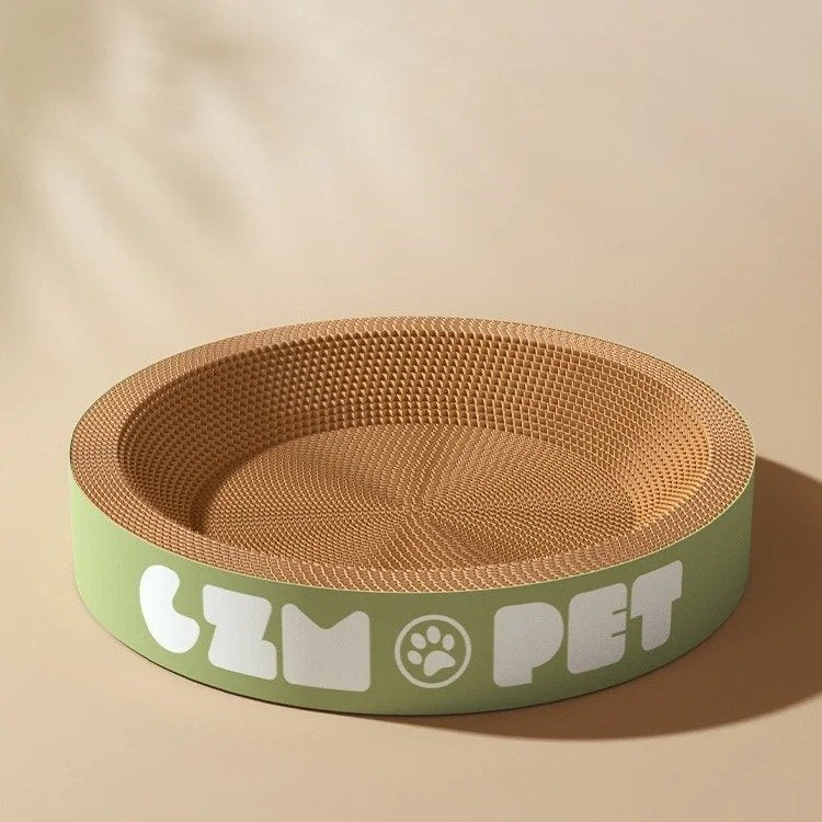 cat scratching bowl, view 4 - MRSLM