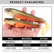 big shad fishing lure, view 11 - MRSLM