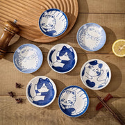 lucky cat sauce dish, view 6 - MRSLM