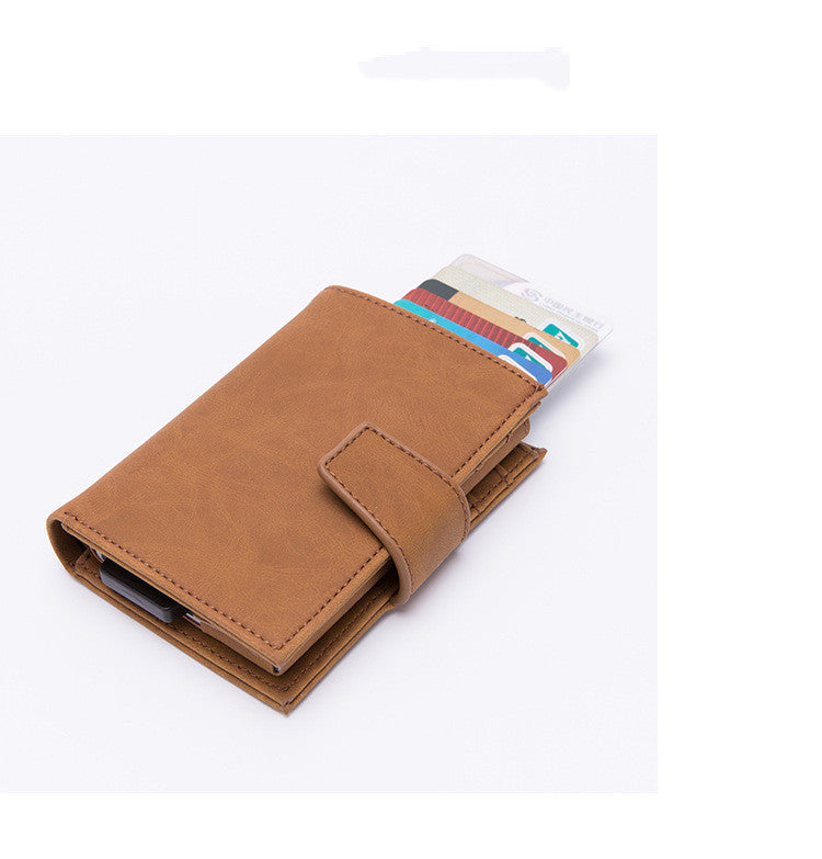 RFID blocking aluminum wallet, view 9 - MRSLM