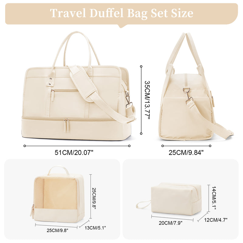 Women's large travel tote bag set, view 2 - MRSLM
