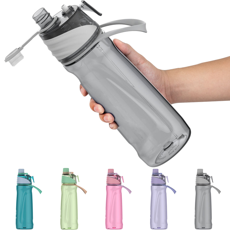 950ml sports water bottle with spray, view 5 - MRSLM