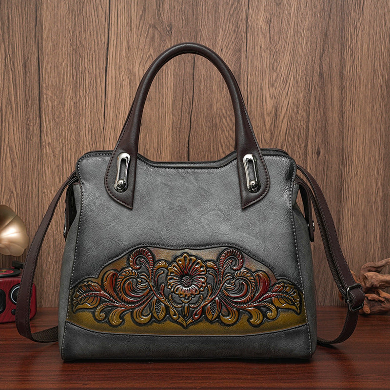 embossed retro crossbody bag for women, view 5 - MRSLM