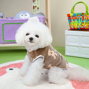 luxury fleece dog vest, view 9 - MRSLM