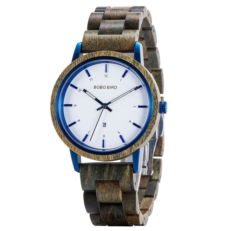 Men's wooden watch, view 4 - MRSLM