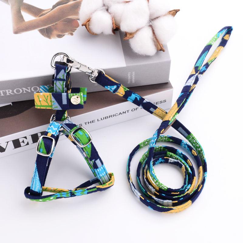 handmade cotton pet leash, view 4 - MRSLM