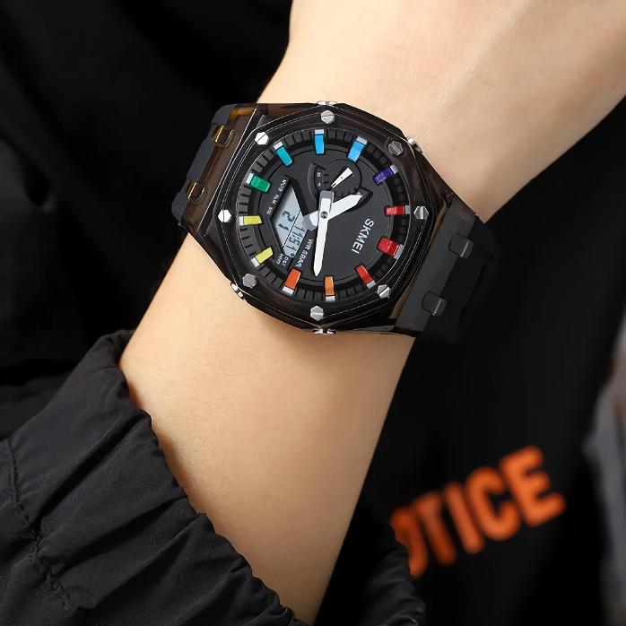 men's LED digital watch, view 12 - MRSLM