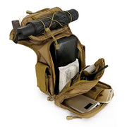 Men's tactical waist leg bag, view 2 - MRSLM