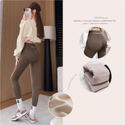 Women's lamb fleece-lined leggings, view 3 - MRSLM