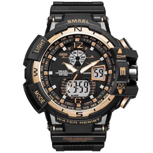 dual display sports watch, view 4 - MRSLM