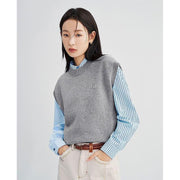 Knitted sleeveless vest, view 5 - MRSLM