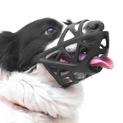 reflective dog muzzle basket, view 3 - MRSLM