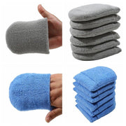 Microfiber car wax applicator pads, view 6 - MRSLM