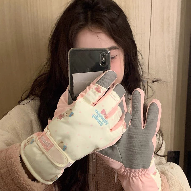 fleece-lined touch screen gloves, view 5 - MRSLM