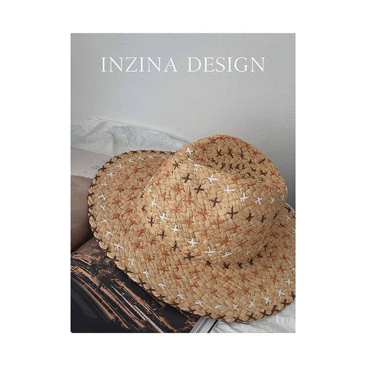 retro western straw hat, view 10 - MRSLM