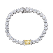 ice flower silver bracelet, view 5 - MRSLM