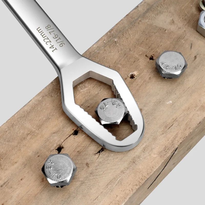 double-head ratchet wrench, view 4 - MRSLM