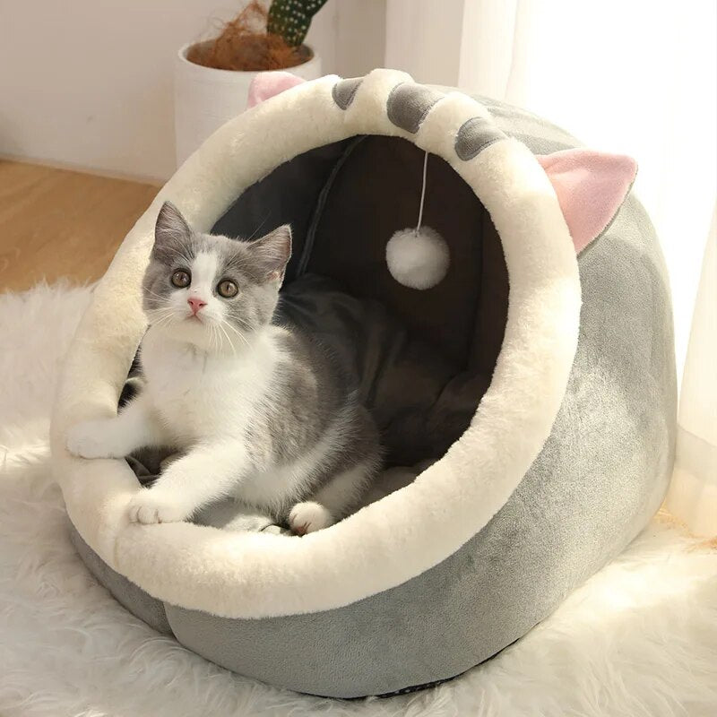 semi-closed cat bed, view 4 - MRSLM