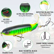 topwater fishing lures set, view 4 - MRSLM