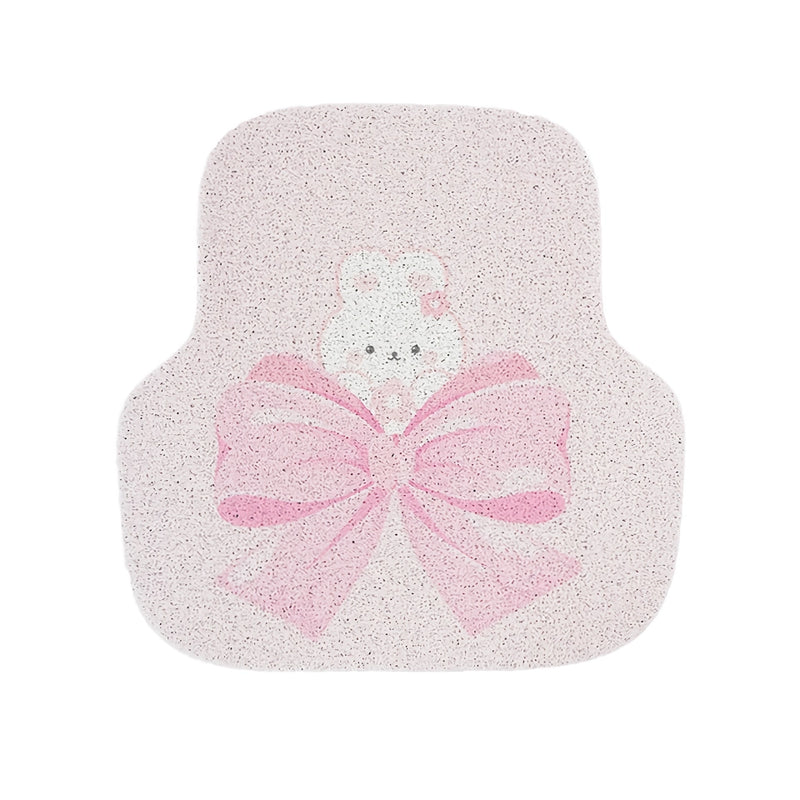 Cute bow cartoon car floor mats, view 2 - MRSLM