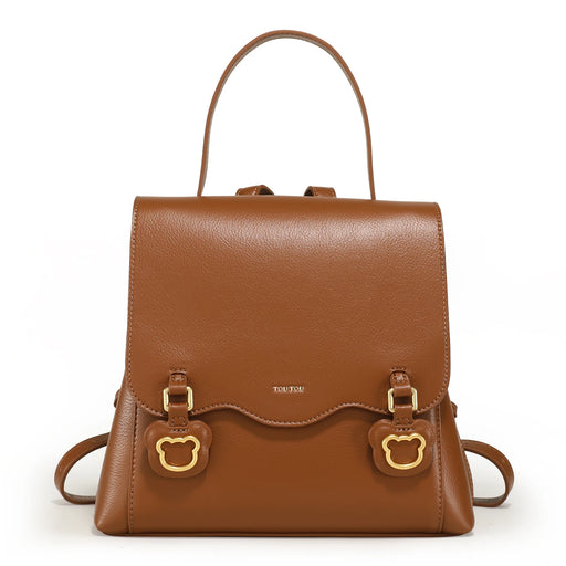 women's backpack with bear charm - MRSLM