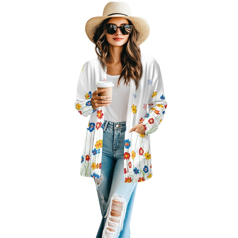 long sleeve cardigan jacket, view 23 - MRSLM