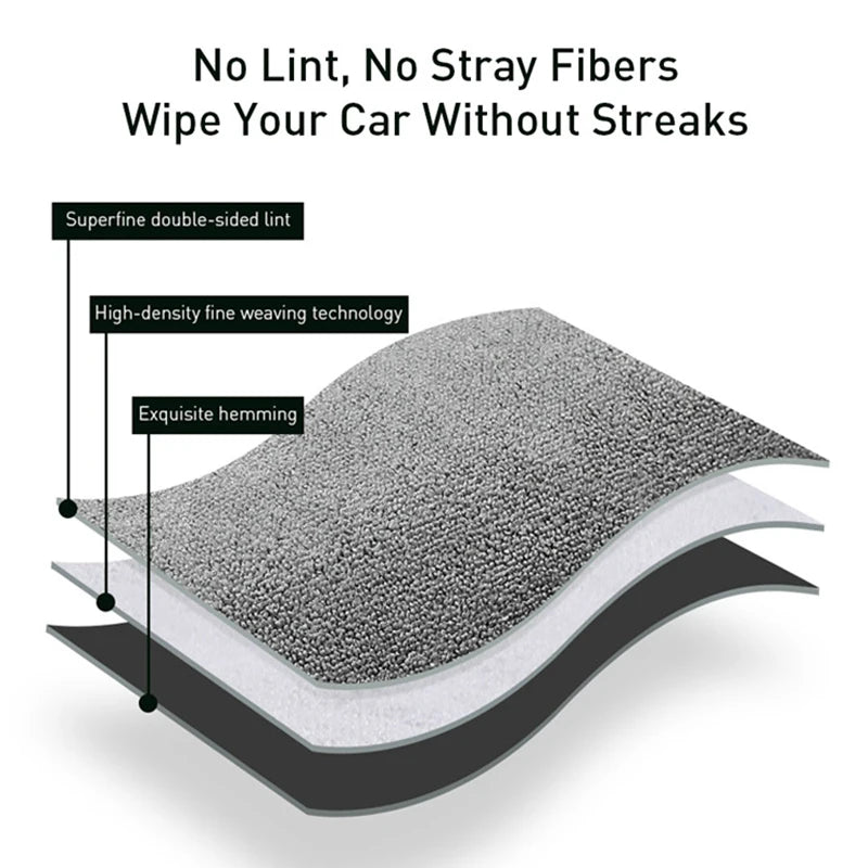 microfiber car wash towel, view 4 - MRSLM