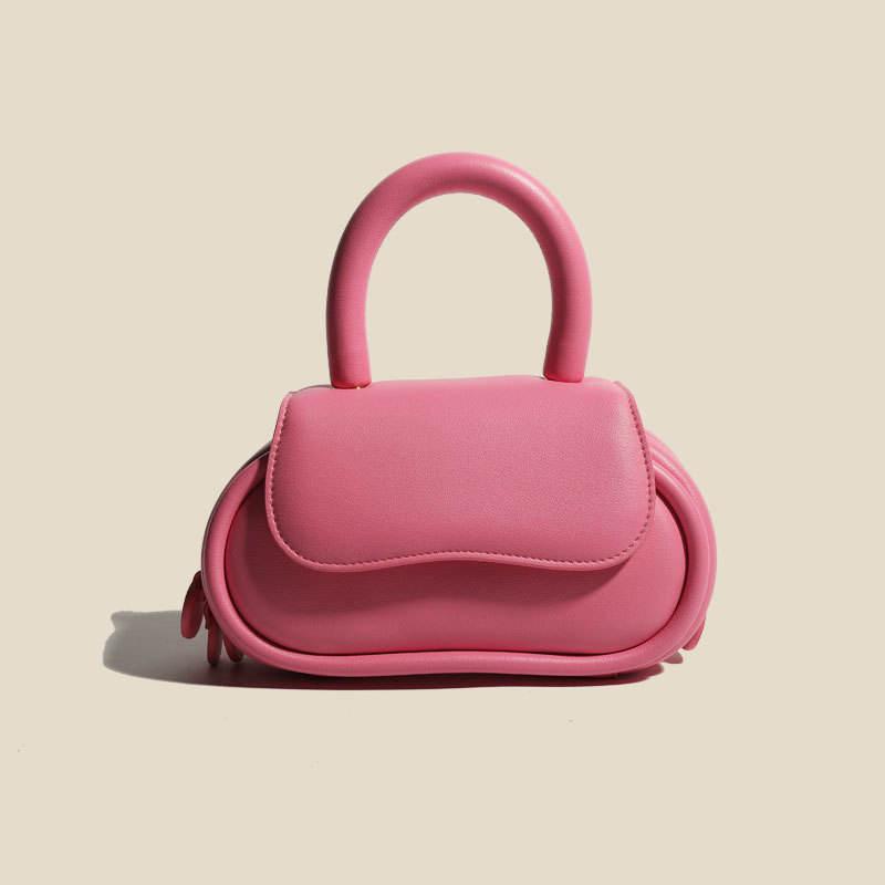 genuine leather macaron handbag - MRSLM