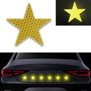 Star-shaped reflective safety stickers, view 4 - MRSLM