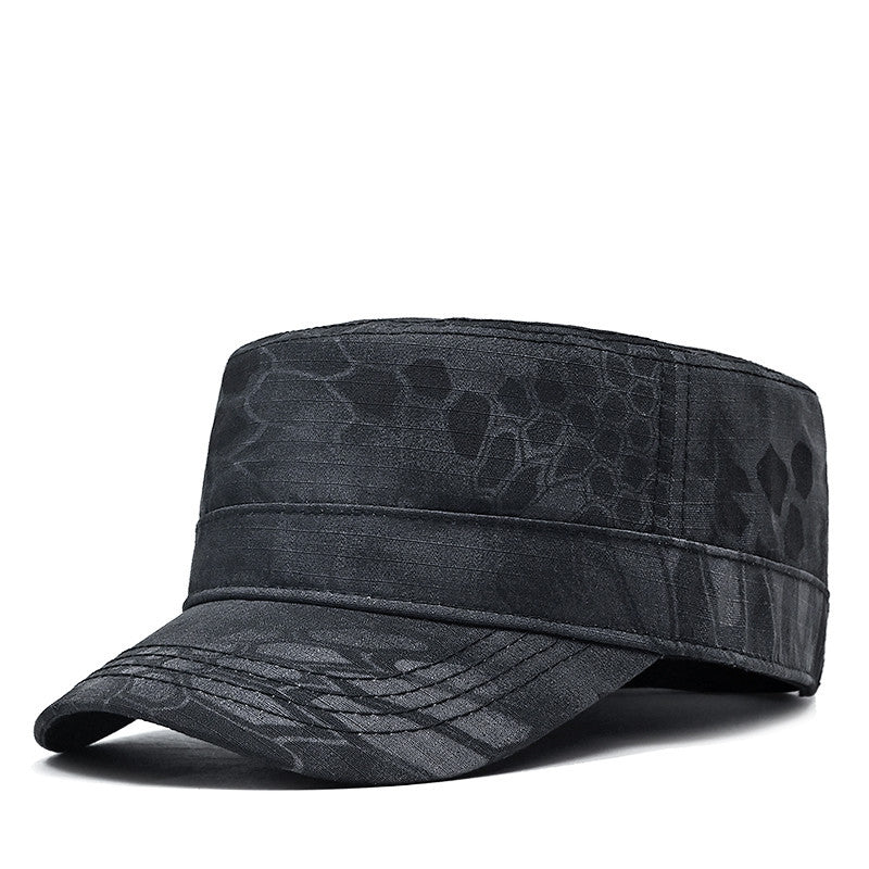 flat-top camouflage hat, view 2 - MRSLM