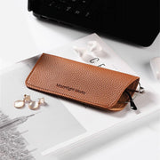 portable pu leather glasses bag, view 9 - MRSLM