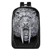 embossed 3d tiger head backpack, view 5 - MRSLM