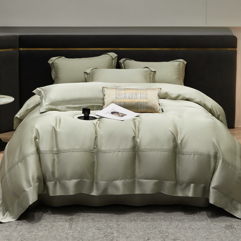 Solid Color 100% Lyocell Four-piece Set