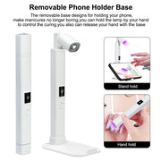 portable uv led nail lamp, view 7 - MRSLM