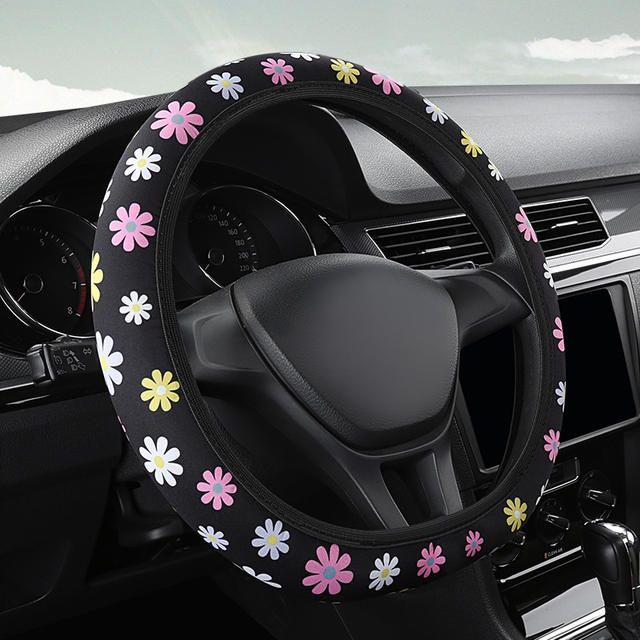 floral print 38cm steering wheel cover - MRSLM