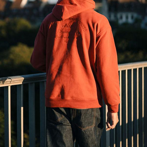 oversized 400gsm carbon peached hoodie - MRSLM
