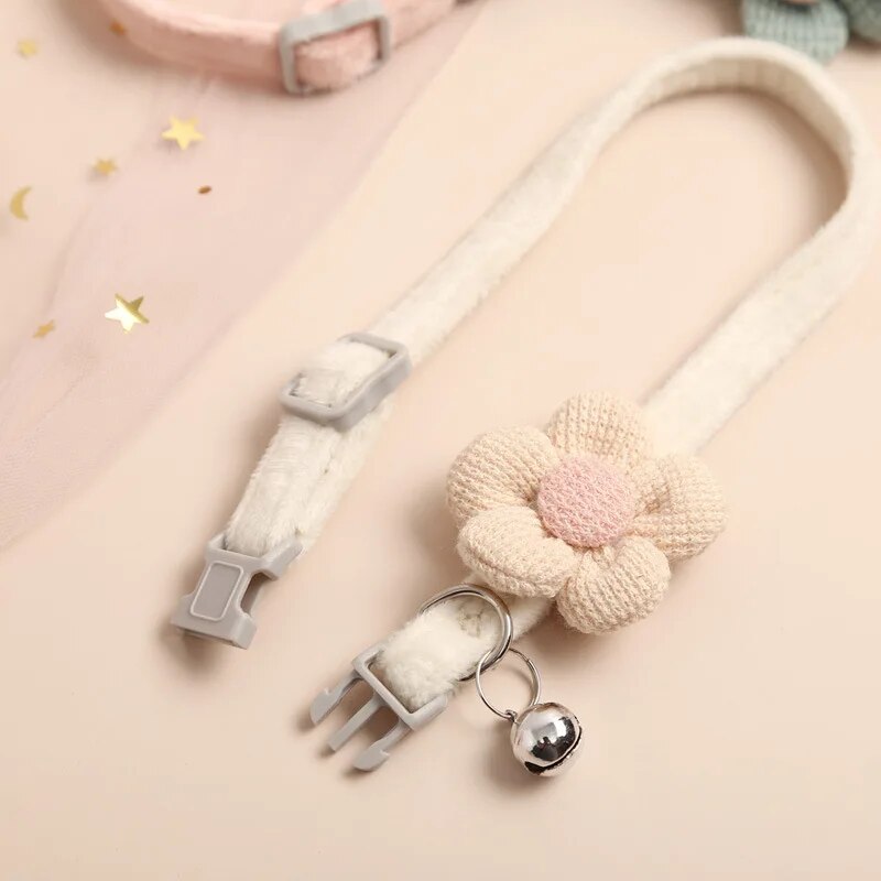 adjustable pet collar with bell, view 9 - MRSLM