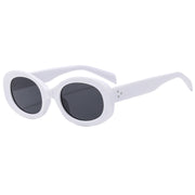 Retro oval sunglasses for women, view 2 - MRSLM